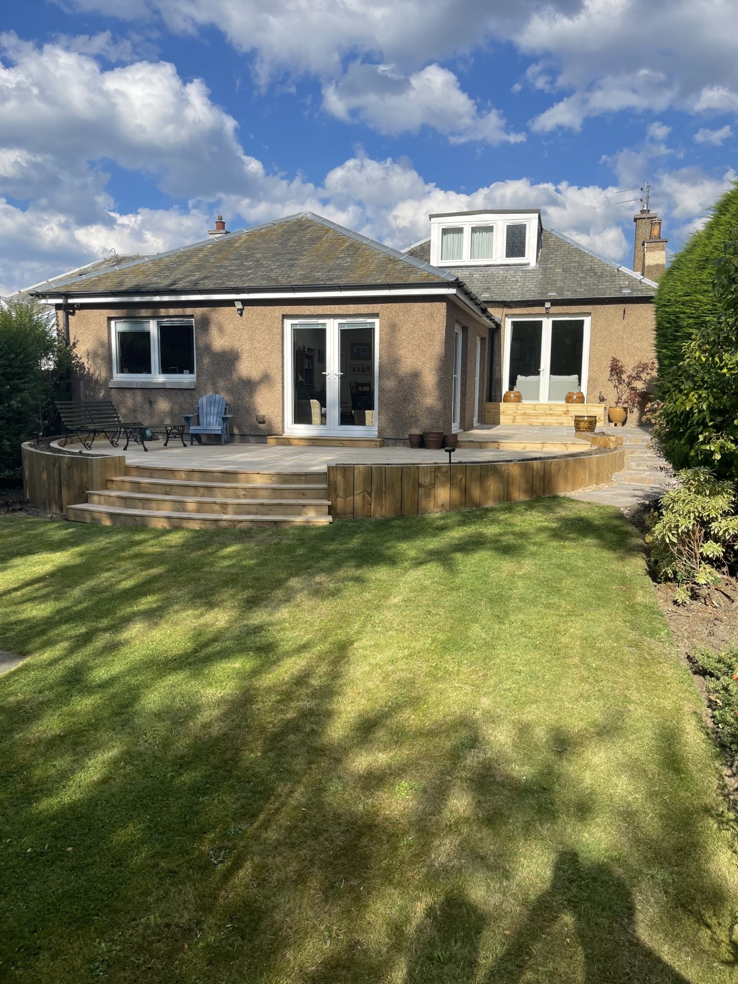 Curved Timber Decking