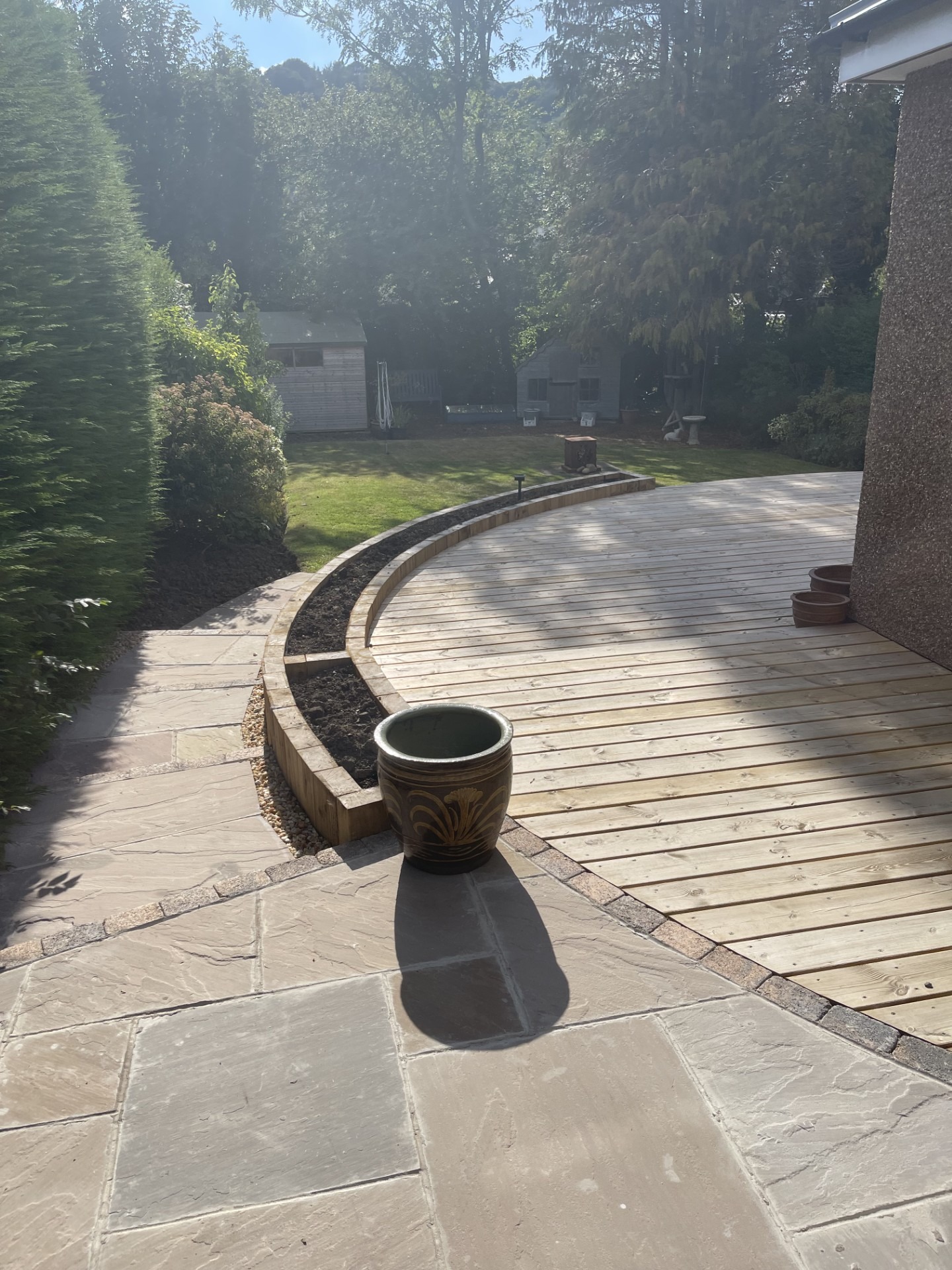 Decking & Stone Paving